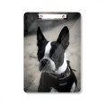thumbnail image 1 of Bulldog Pet Animal Dark Picture Clipboard Folder Writing Pad Backing Plate A4, 1 of 4