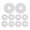 white, variant on Dehydrator Sheets for Nesco - 4 Pack Silicone Fruit Leather Sheets with Edges