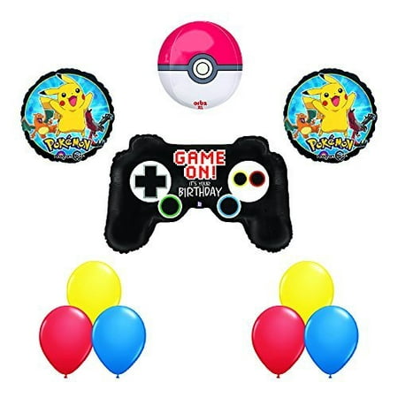 Pokemon ORBZ XL Poke Ball POKEMON GO Game Controller Birthday Party Balloons