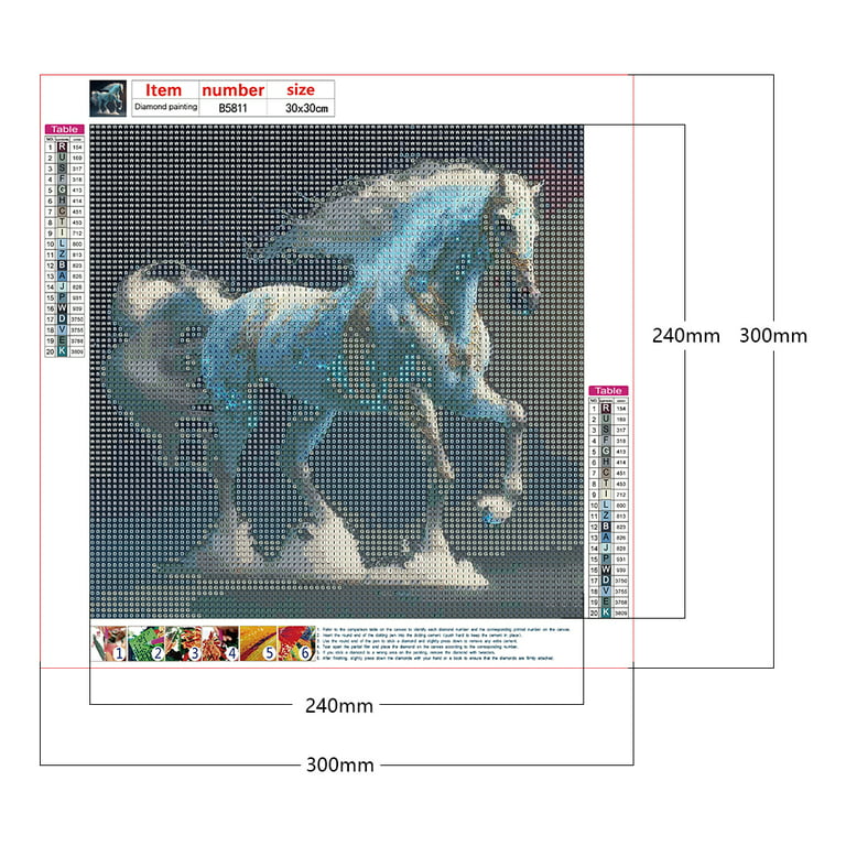 Diamond Painting by Number Kits for Adults and Children Cross Stitch DIY 5D  Full Drill Crystal Rh