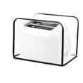 thumbnail image 2 of 2 Slice Transparent Toaster Covers Waterproof Dust Proof Cover for Kitchen Aid, 2 of 9