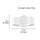 thumbnail image 3 of Bandas Tacón Fútbol Cortada Encaje Silicone () White, 3 of 7