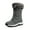 DARK/GREY, variant on Women's Mid-Calf Winter Snow Boots, Waterproof Warm Faux Fur Lined Lace-Up Non-Slip Outdoor Booties