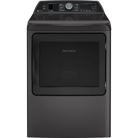GE Profile - 7.3 Cu. Ft. Smart Gas Dryer with Fabric Refresh, Steam, and Washer Link - Diamond Gray