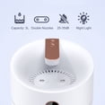 thumbnail image 4 of Amdohai 3L Mist Humidifier Diffuser with Humidity Display Double Nozzle Cool, 4 of 7