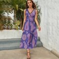 thumbnail image 5 of Paisley Print Vestido Sin Mangas , Vestidos De Lujo Para Ocasiones Oficiales, 5 of 5