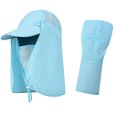thumbnail image 3 of Coofit Sun Cap Foldable Practical Summer Sun Protection Hat Fishing Hat for Outdoors, 3 of 6