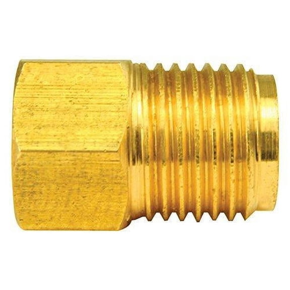 4LIFETIMELINES - Brass Adapter, Female(3/8-24 Inverted), Male(9/16-18 Inverted), 10-PACK