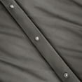 thumbnail image 5 of Superior Tierney Cotton Percale Duvet Cover Set, King/California King, Gray, 5 of 6