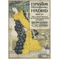 thumbnail image 2 of Eugène Grasset 18x24 Gold Ornate Framed and Double Matted Museum Art Print Titled - Madrid International Exhibition (1893), 2 of 4