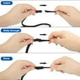 thumbnail image 2 of HLONK 6 Pcs Sangles de Lunettes Réglables Porte-Lunettes Cordons de Cou Noir, 2 of 7