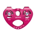 thumbnail image 1 of Carro de Polea dual de escalada Sunnimix Polea doble de escalada 25KN rojo, 1 of 8