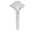 thumbnail image 6 of Unique Moments 2.50 Ct Lab Grown Split Shank Round Halo Diamond Engagement Ring 14K White Gold, 6 of 7