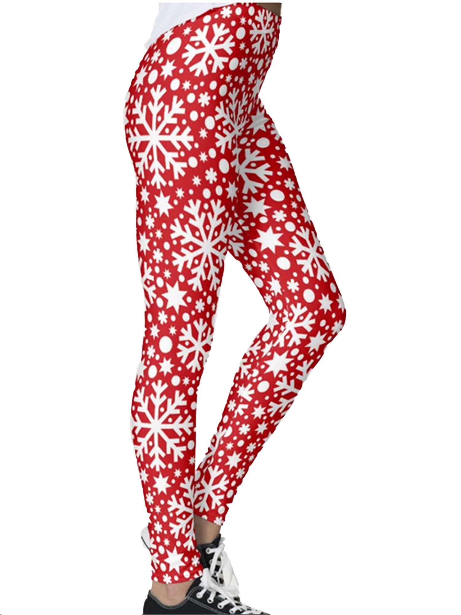 Womens Christmas Xmas Yoga Pants Fitness Leggings Running Stretch Sport Trousers 