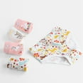 thumbnail image 6 of Godderr Kids Toddler Girls Underwear Baby Undies Girls Cotton Panties Soft Cartoon Breathable Briefs 6Pcs for 6-12Y, 6 of 7