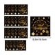 thumbnail image 3 of Vajilla desechable de papel, decoraciones navideñas en negro y dorado, vajilla para fiesta temática de Año Nuevo, platos desechables de papel de 18 y 23 cm, vasos de papel y pañuelos, juego de platos, 3 of 6