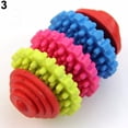 thumbnail image 5 of SPRING PARK Colorful Rubber Pet Dog Puppy Dental Teething Healthy Teeth Gums Chew Solid Toy, 5 of 6