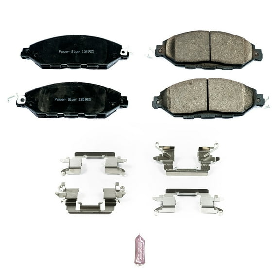 Power Stop Front Z17 Evolution Ceramic Brake Pads with Hardware Z17-1649