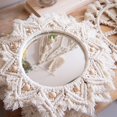 thumbnail image 7 of Boho Wall Decor Mirror Macrame Circle Hanging Mirror for Bedroom Living Room Apartment Entryway Home Decor, 7 of 7