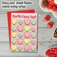 thumbnail image 5 of Funny Valentine's Day Greeting Card with 5 x 7 Inch Envelope (1 Card) How Do I Love Thee - Multi-Colored Candy Hearts, 5 of 6