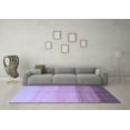 thumbnail image 3 of Ahgly Company Indoor Square Abstract Blue Modern Area Rugs, 5' Square, 3 of 4