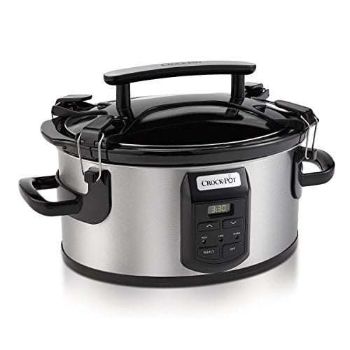 Crockpot SCCPVS600ECP-S Crock-Pot Cook and Carry Portable Slow Cooker Silver Crockpot SCCPVS600ECP-S Crock-Pot Cook and Carry Portable Slow Cooker Silver