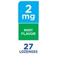 thumbnail image 6 of (2 pack) Equate Mini Nicotine Polacrilex Lozenges, Stop Smoking Aid, 2 mg, Mint Flavor, 27 Count, Compare to Nicorette® Mini Lozenge Active Ingredient, 6 of 12