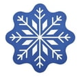 thumbnail image 2 of Winter Snowflake Rug, 26.4'' Christmas Snowflake Door Mat, Non-Slip Washable Welcome Mat, Cute Indoor & Outdoor Winter Doormat for Home & Bathroom, 2 of 7