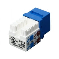 Tripp Lite Cat. 6/cat. 5e 110 Punch Down Keystone Jack - Network Connector - Rj-45 (n238001bl)