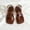 Brown, variant on Hinvhai Women's Criss Cross Strappy Sandals Open Toe Thong Sandals Beach Summer Sandals Brown 7.5(40)