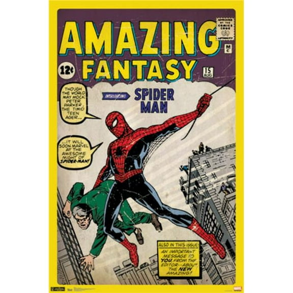 Posterazzi  Spider-Man - Cover 24X36 Poster Print - 24 x 36 in.