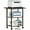 Brown, variant on 3-Tier Printer Stand, Industrial Mobile Printer Table with Storage Shelf and Steel Frame, Rolling Printer Cart Holder with Lockable Wheels for Home, Office (Black)