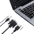 thumbnail image 3 of VGA a HDMI-Compatible+3.5 Audio+USB Adaptador Cable Monitor Proyector Conector Universal Accesorios Electrónicos, 3 of 9