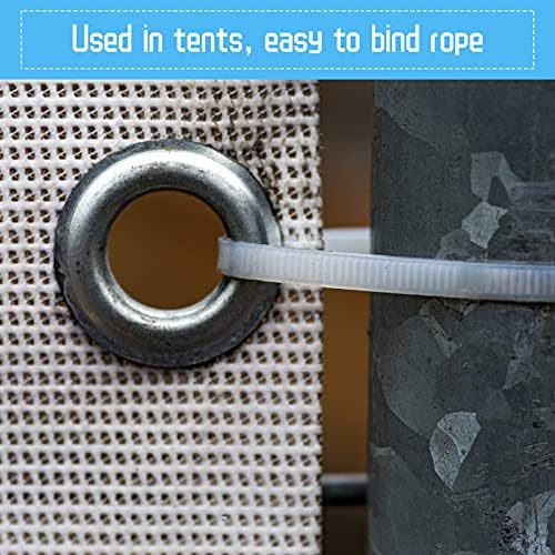 25 Sets 1 Inch Grommets Kit Metal Eyelets with Washers Curtain Grommet for Leather, Tarp, Canvas(Silver)