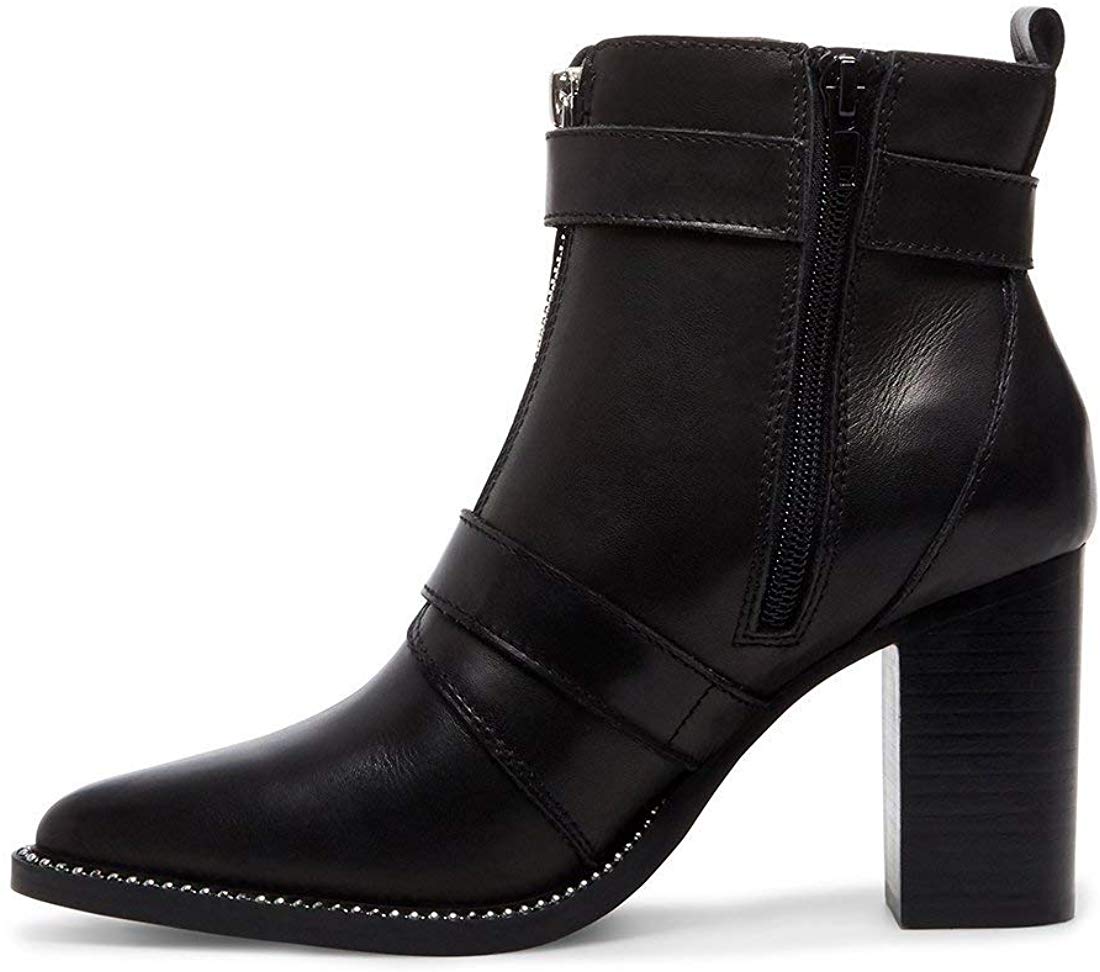 Timor Oriental Turismo dígito Steve Madden Women's Halle Bootie Casual, Black Leather, Size 8.5 -  Walmart.com