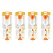 Dr Brown's Natural Flow Bottle Brush, Orange (Pack of 4)