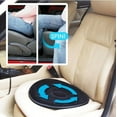 thumbnail image 5 of 360 Degree Swivel Seat Cushion for Car, Rotating Seat Cushion, Portable Rotating Memory Foam Car Seat Pad, Car Swivel Cushion Pad for Elderly Support, Ergonomic Design, 5 of 8
