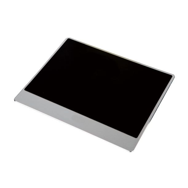 Alfombrilla de ratón para juegos grande de aleación de aluminio universal Alfombrilla de ratón antideslizante de resina metálica Alfombrilla de ratón para ordenador portátil, Plata seitruly DN1088-02