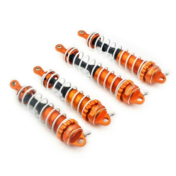 Tholdsy Kit de amortiguadores delanteros y traseros para coche de control remoto, juego de suspensión de amortiguadores de vehículo, reemplazo de Kits de construcción modelo Naranja Tholdsy FN009867-01
