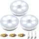 thumbnail image 1 of Automatic LED Night Light [3-Pack], Indoor Motion Sensor Light, 3 Modes, Self-Adhesive Light USB Rechargeable Battery, (White), 1 of 4