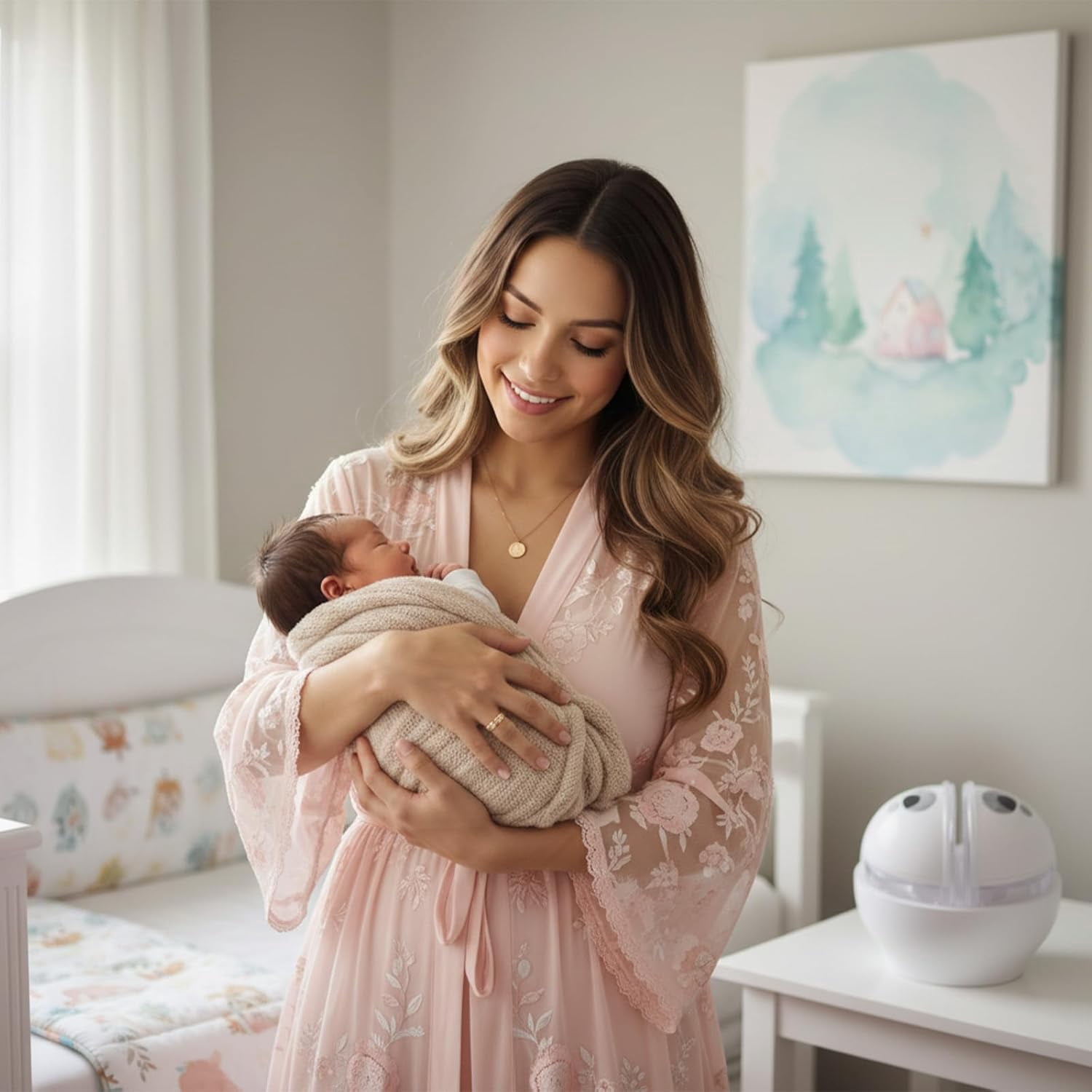 Breast Pump Holder for Momcozy M5/M5 Lite, Keeps Pumps Upright, Compact Storage Solution, Hands-Free Design for Busy Moms