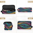 thumbnail image 6 of Hair Tools Storage with Heat Resistant Mat- Colorful Lines Printed Curling Iron Travel Bag/Flat Iron Case for Women, 6 of 8