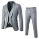 thumbnail image 3 of Traje de hombre de corte entallado, traje de 3 piezas, traje de boda y baile, 3 of 4