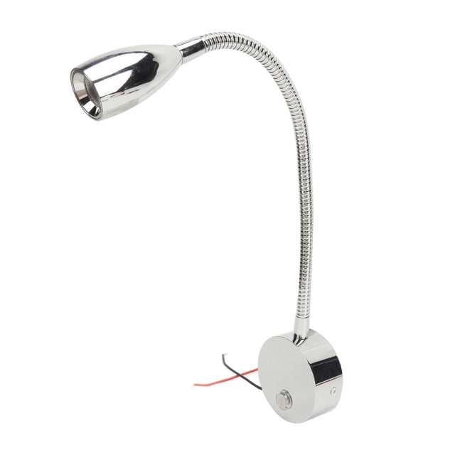 Lampe de Lecture LED pour VR, Luminosité Réglable, Basse Consommation Universelle DC12-24V, Lampe de Chevet Murale avec Port de Charge USB pour Camping-Car
