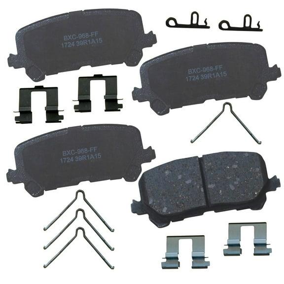 Bendix Brakes Disc Brake Pad Set Fits select: 2016-2020 HONDA PILOT, 2014-2016 ACURA MDX