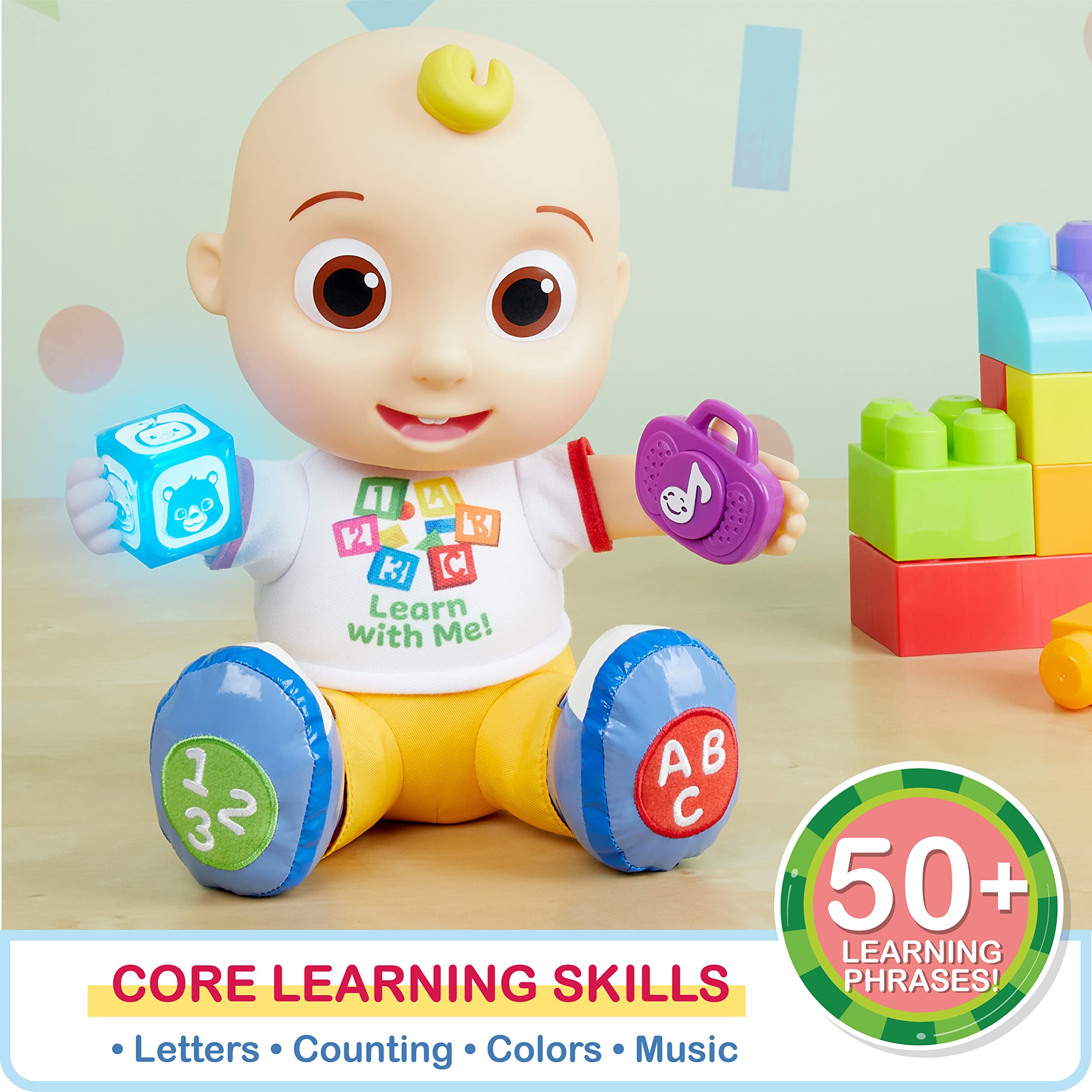 CoComelon, JJ Learning Doll, Includes Lights and Sounds, Baby and Toddler Toy - image 5 of 9