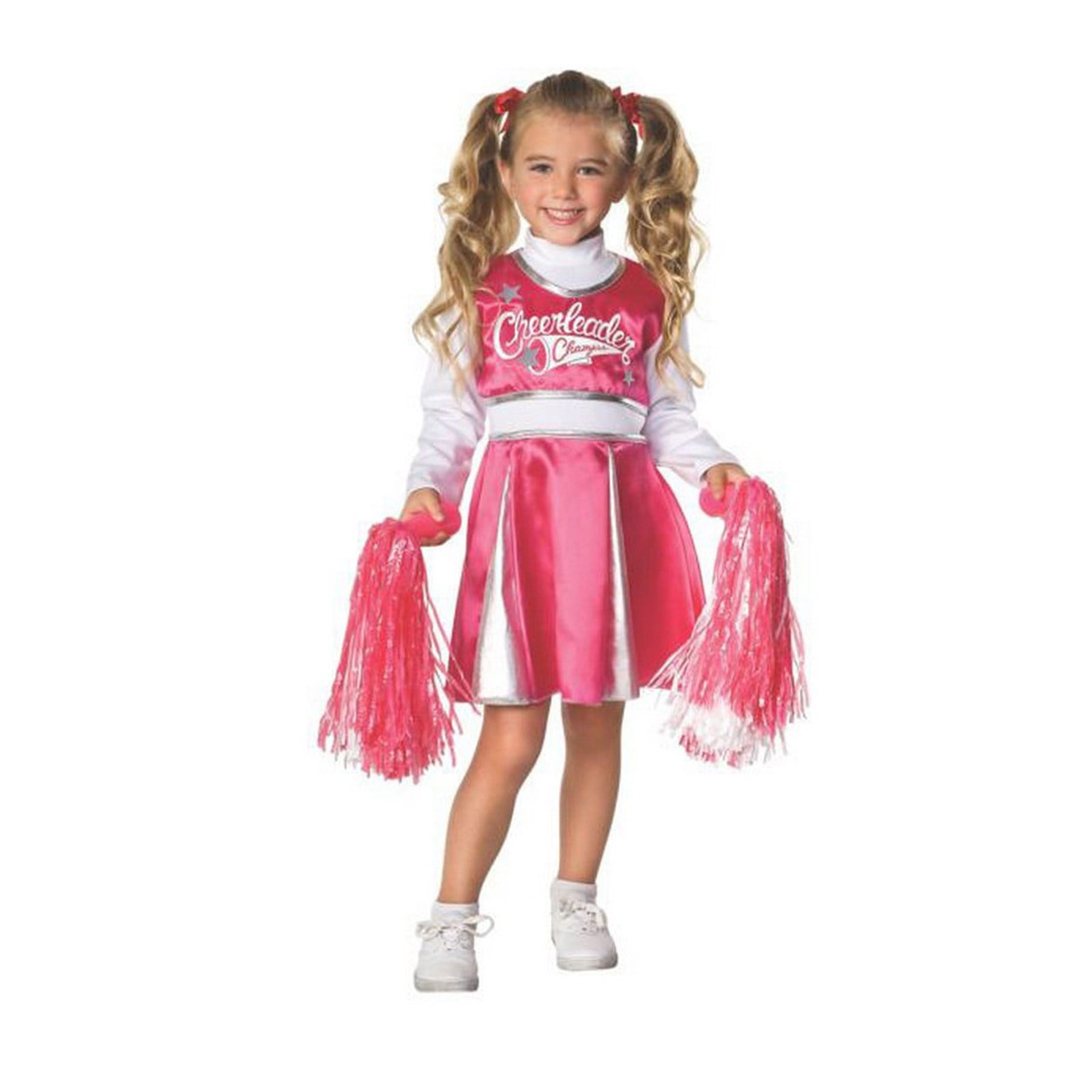 Halloween Pink/White Cheerleader Infant/Toddler Costume - Walmart.com ...