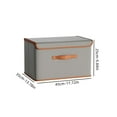 thumbnail image 3 of Large Capacity Zippered Non-Woven Home Storage Bag,Quilts,Clothing,Daily Necessities Organizer,Multi-Functional,Foldable,Portable,Easy Sorting,Strong Load-Bearing,Compact Storage Box, 3 of 9