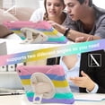 thumbnail image 6 of XYX Case for Fire HD 10 Tablet (13th Generation, 2023 Release) with 360 Degree Rotating, Hand Strap, Shoulder Strap, Colourful Pink, 6 of 7