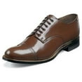 thumbnail image 2 of Stacy Adams Biscuit Shoes Brown Leather Madison 00012-02 Medium,Extra Wide New, 2 of 8